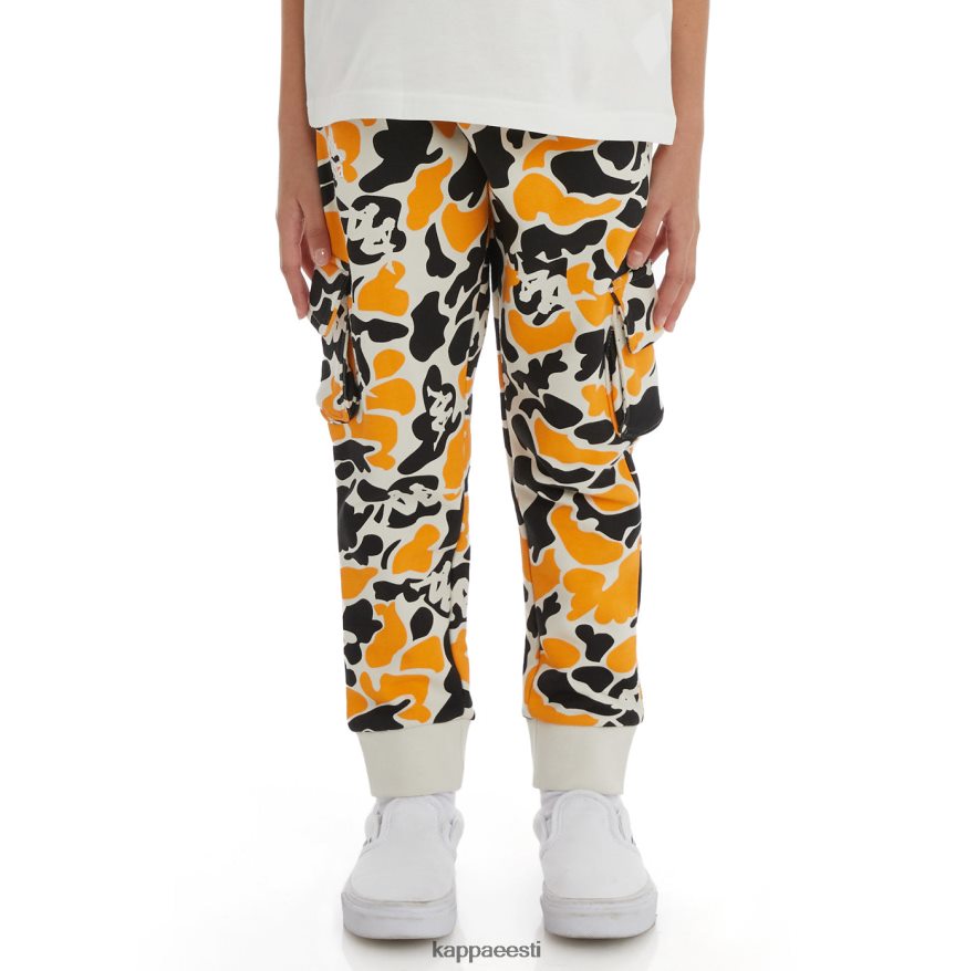 Kappa lapsed lastele autentsed pakoti dressipüksid must suits heleoranž J0HRBX580