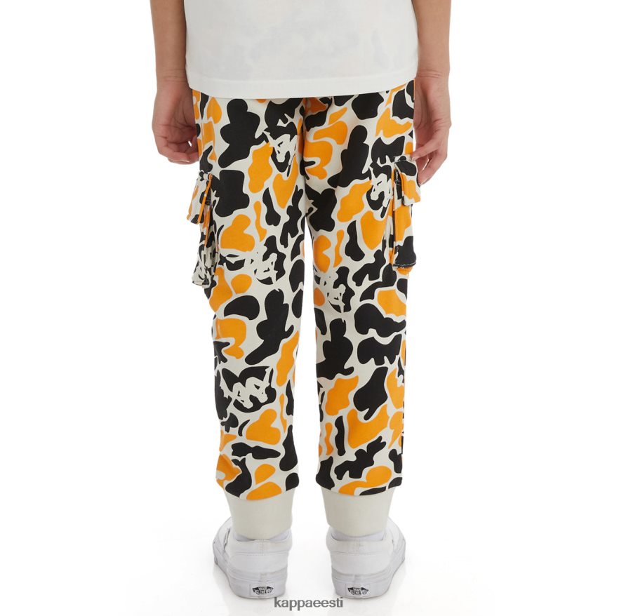 Kappa lapsed lastele autentsed pakoti dressipüksid must suits heleoranž J0HRBX580