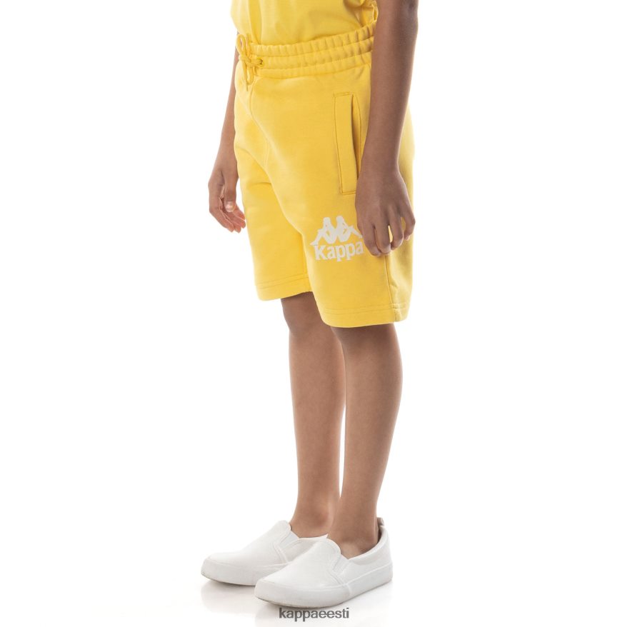 Kappa lapsed laste autentsed uppsala lühikesed püksid kollane liiv J0HRBX797