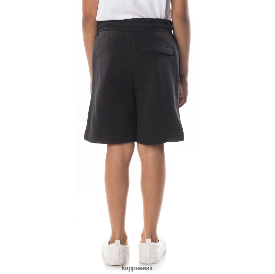 Kappa lapsed laste autentsed uppsala lühikesed püksid must suitsuliiv J0HRBX800