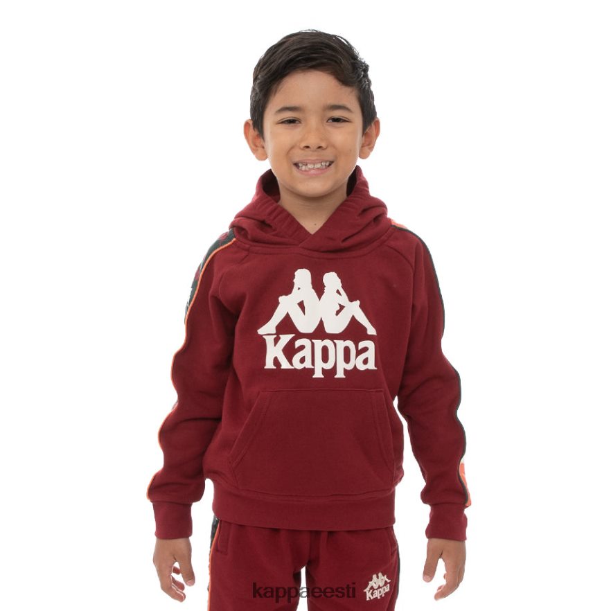 Kappa lapsed Laste 222 banda hurtado 3 hoodie punane dk oranž roheline J0HRBX558