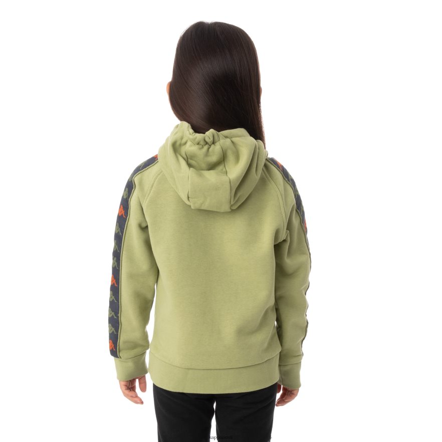 Kappa lapsed Laste 222 banda hurtado 3 hoodie roheline salvia J0HRBX550