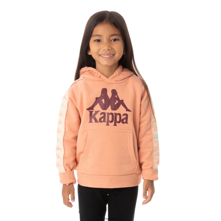 Kappa lapsed Laste 222 banda hurtado 3 hoodie roosa korall J0HRBX551