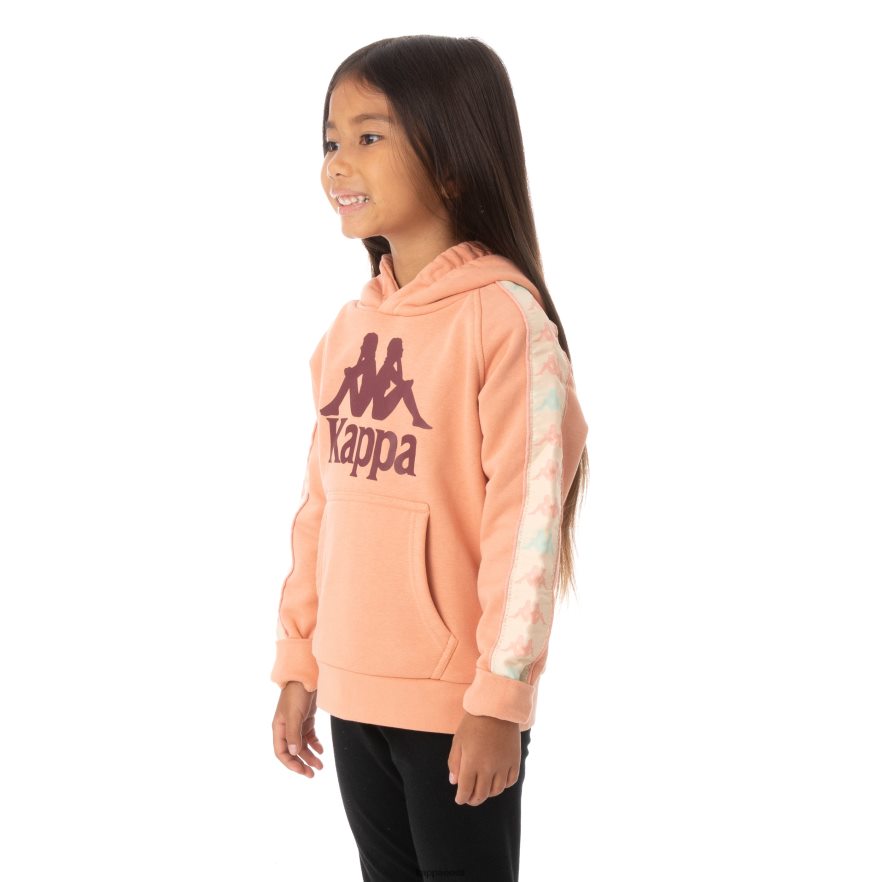 Kappa lapsed Laste 222 banda hurtado 3 hoodie roosa korall J0HRBX551