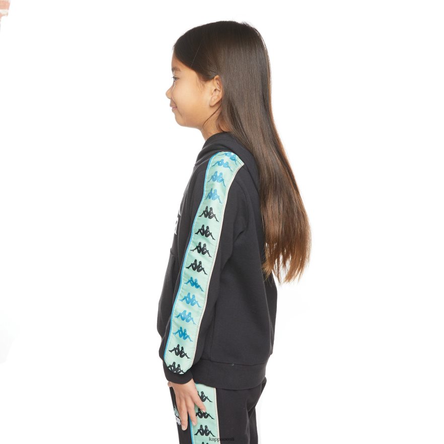 Kappa lapsed Laste 222 banda raketi kapuuts must suitsu salvei J0HRBX508