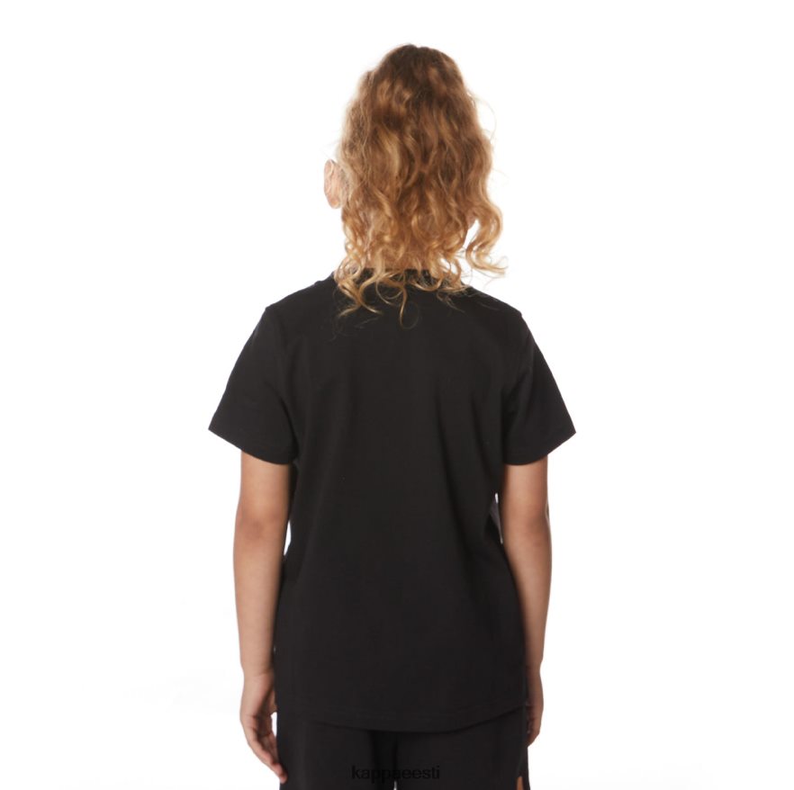 Kappa lapsed laste autentne estessi t-särk must joa J0HRBX643