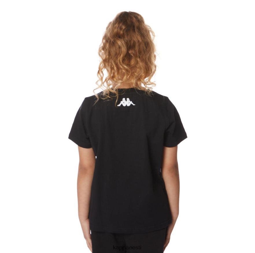 Kappa lapsed laste autentne jõe t-särk must joa J0HRBX646