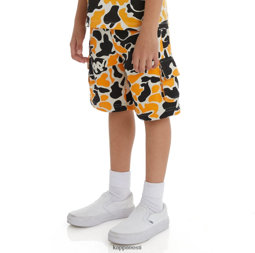 Kappa lapsed laste autentsed paatoslikud lühikesed püksid must suits heleoranž J0HRBX633