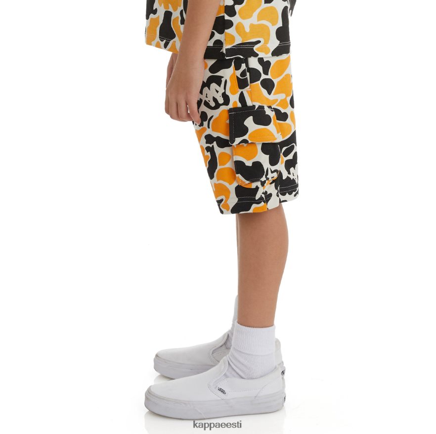 Kappa lapsed laste autentsed paatoslikud lühikesed püksid must suits heleoranž J0HRBX633