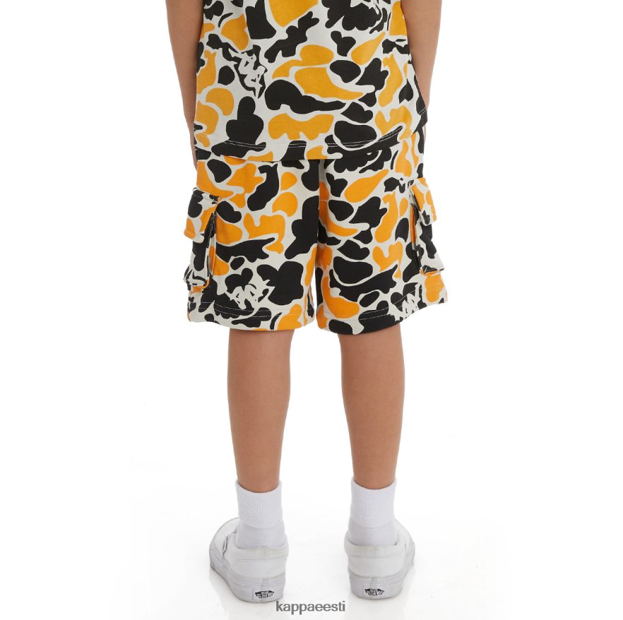 Kappa lapsed laste autentsed paatoslikud lühikesed püksid must suits heleoranž J0HRBX633