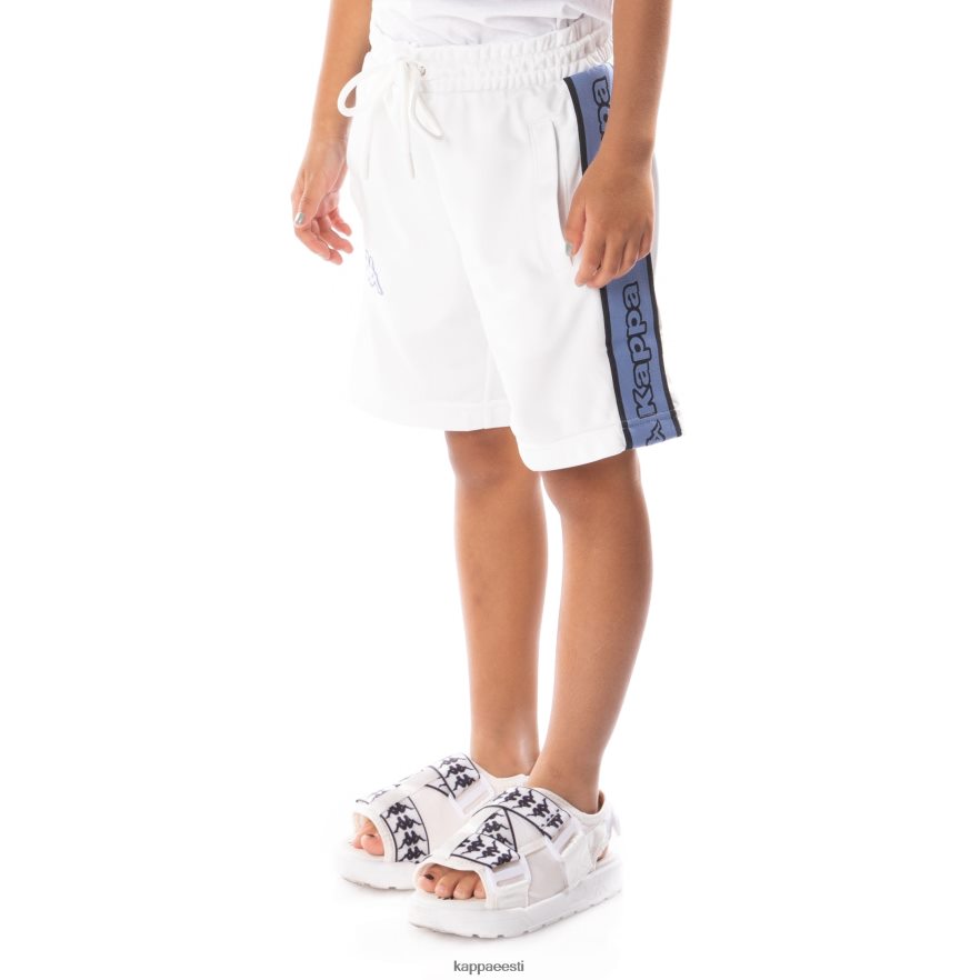Kappa lapsed laste logoteip aedi 2 lühikesed püksid valge sinine J0HRBX619