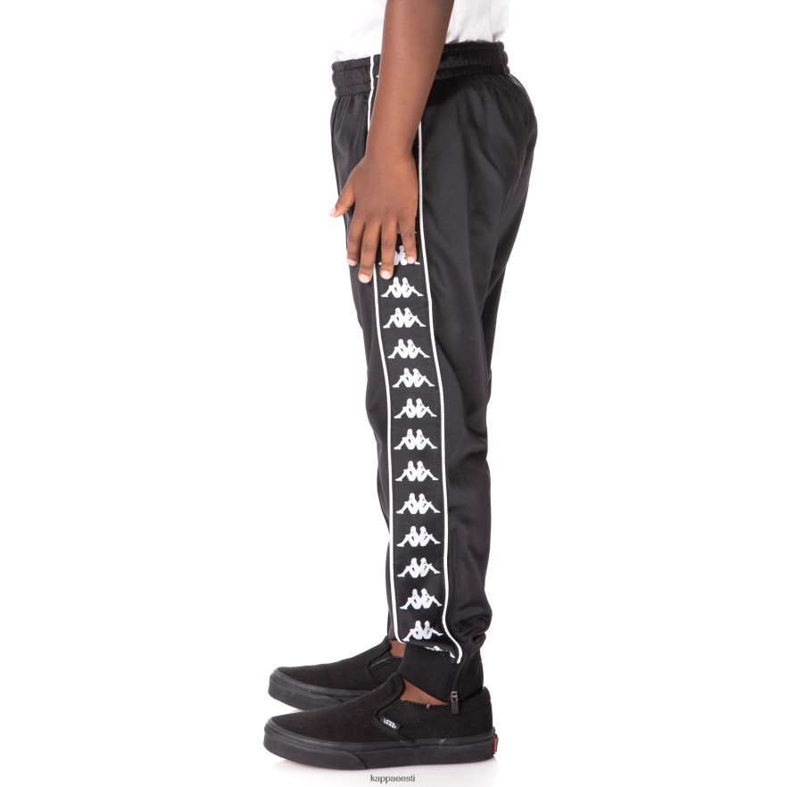 Kappa lapsed Laste 222 banda rastoriazz spordipüksid must suits J0HRBX461