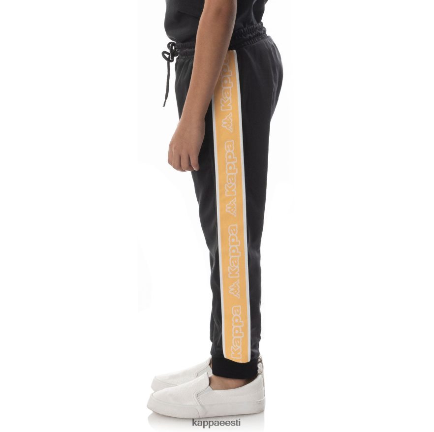 Kappa lapsed laste logoteip alic 2 püksid must suitsuoranž J0HRBX464