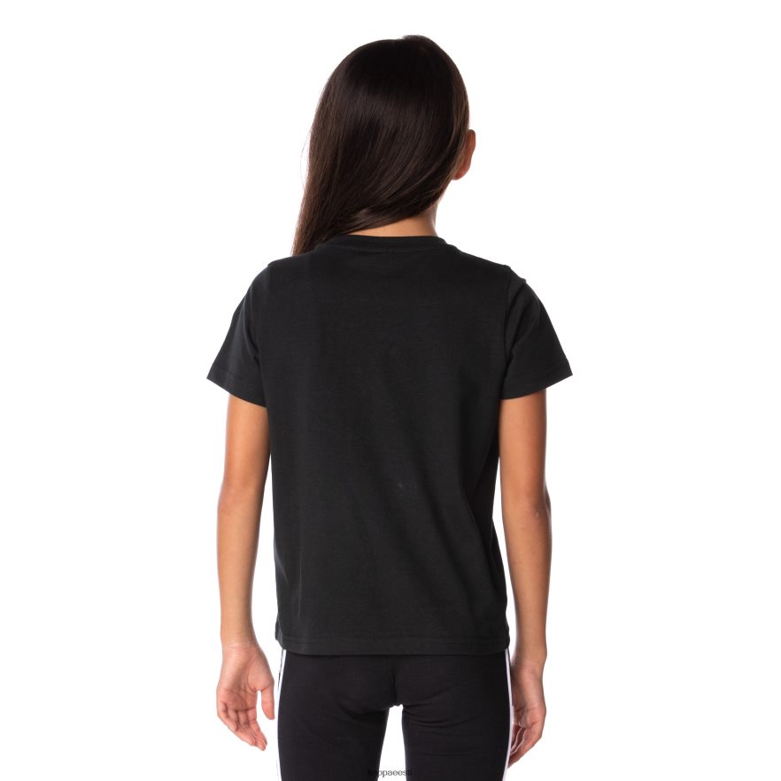 Kappa lapsed Laste autentne graafiline graafika T-särk must suits J0HRBX665