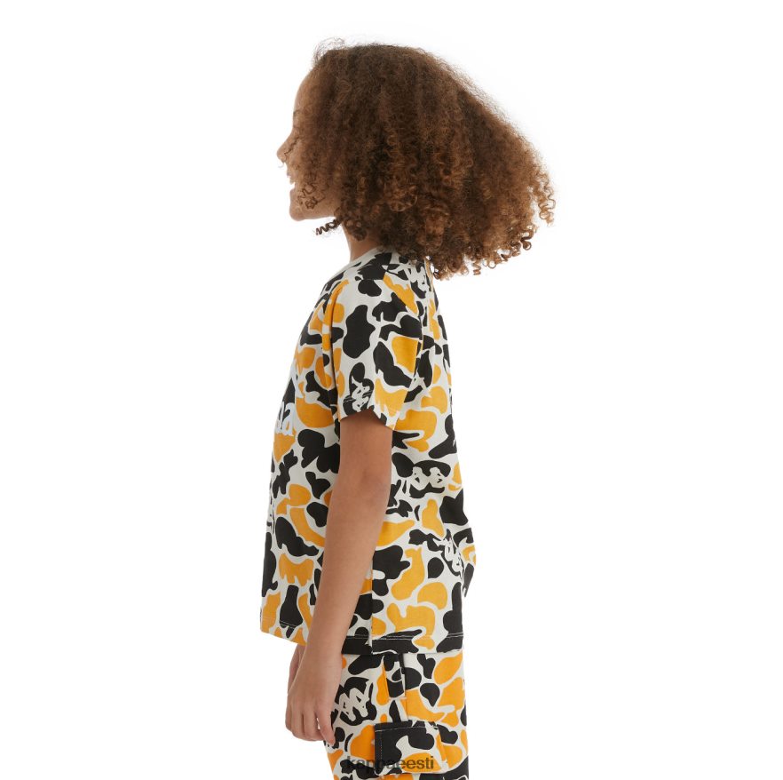 Kappa lapsed Laste ehtne pyllo t-särk must suits heleoranž J0HRBX724