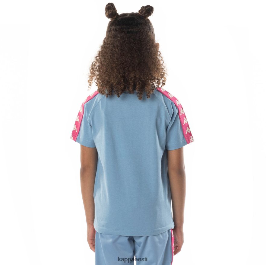 Kappa lapsed laste 222 banda balima t-särk helesinine roosa J0HRBX696
