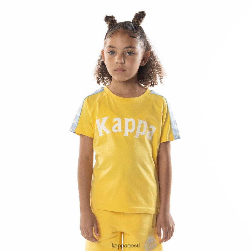 Kappa lapsed laste 222 banda balima t-särk kollane helesinine J0HRBX695