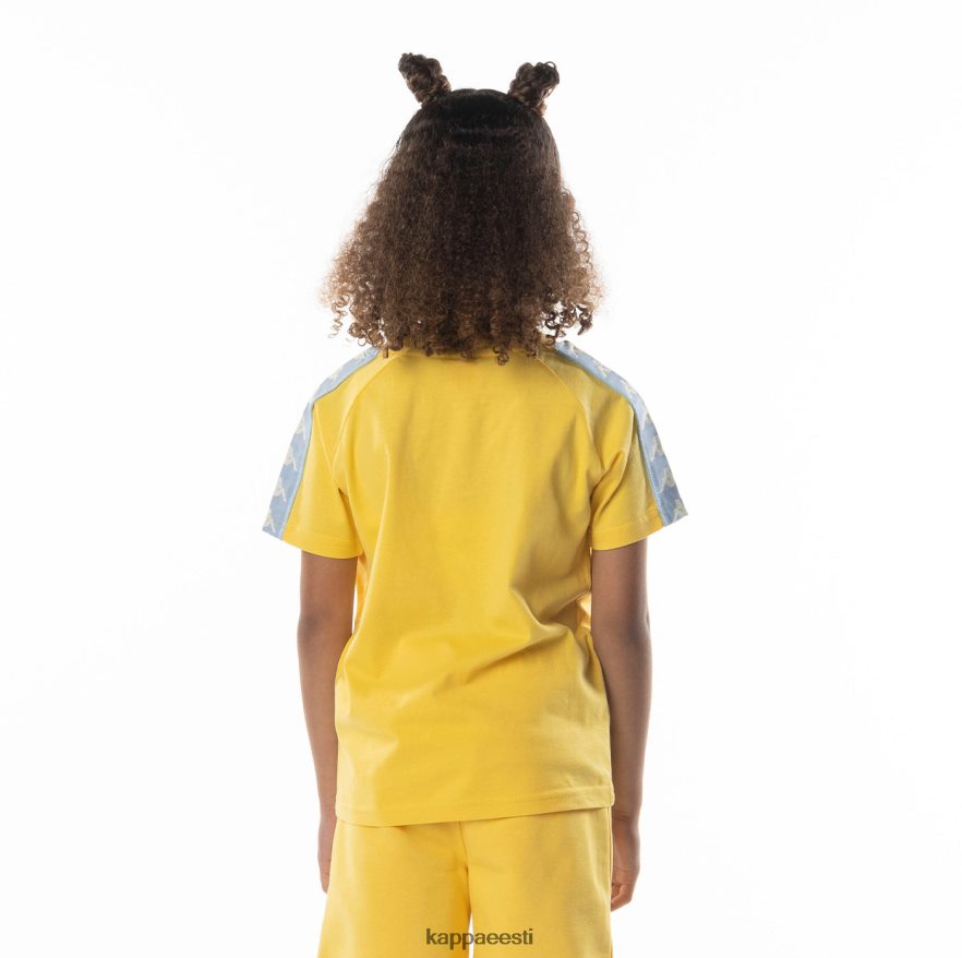 Kappa lapsed laste 222 banda balima t-särk kollane helesinine J0HRBX695