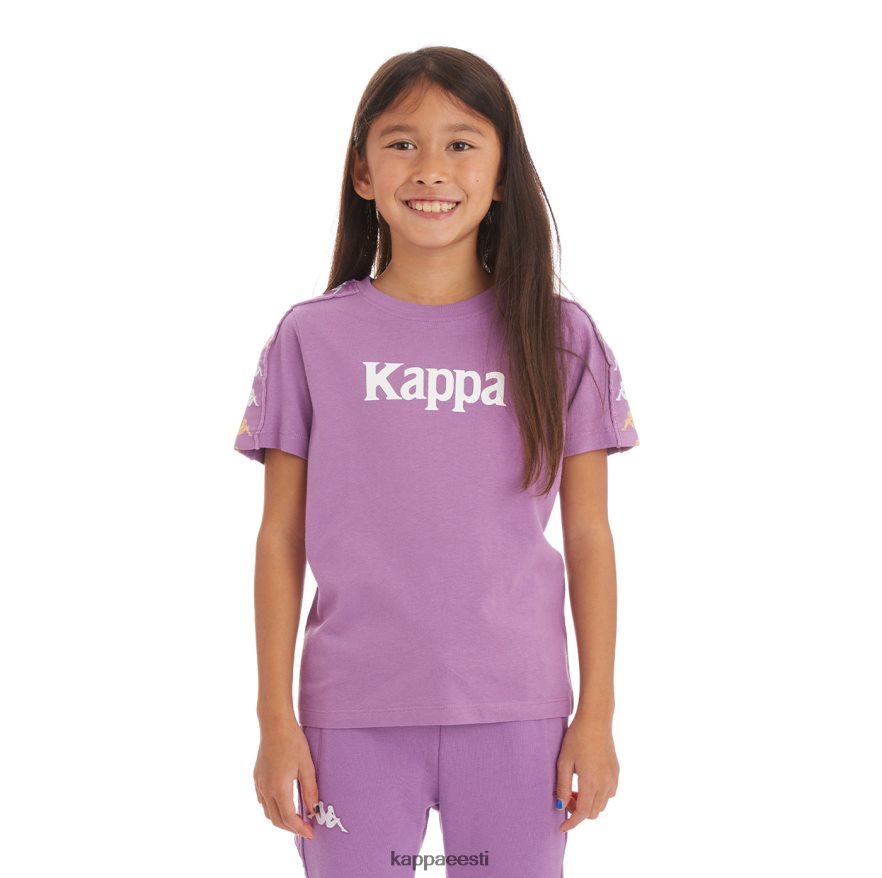 Kappa lapsed laste 222 banda bendocin T-särk violetne lavendel J0HRBX747