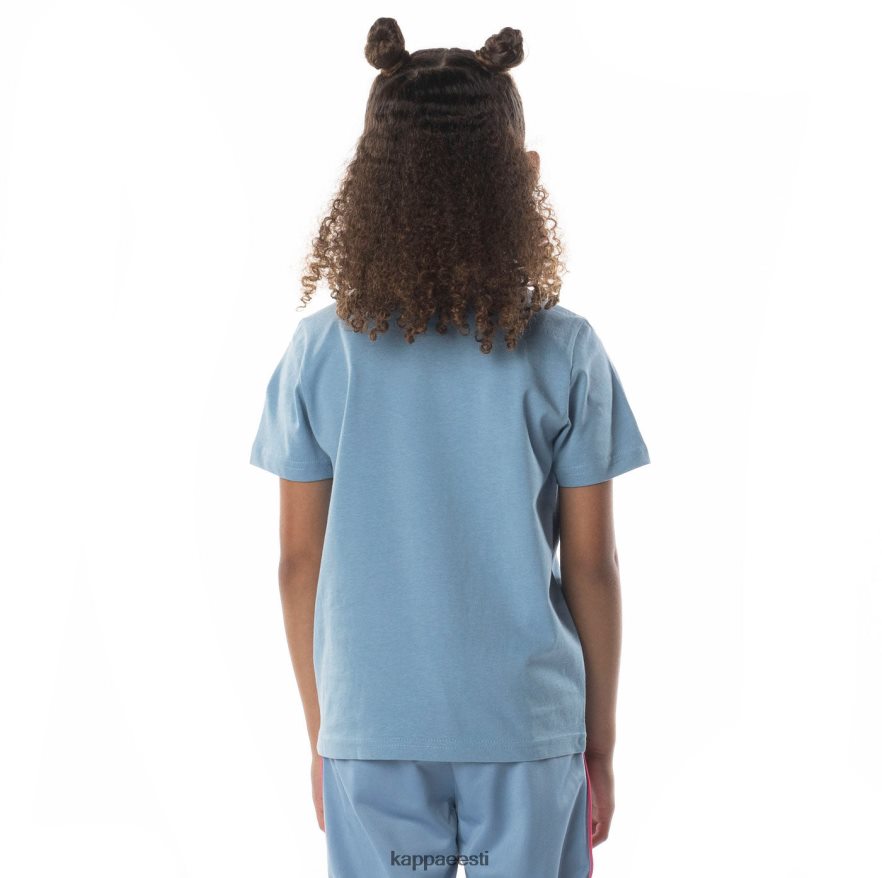 Kappa lapsed laste autentne Esstesi t-särk helesinine liiv J0HRBX692