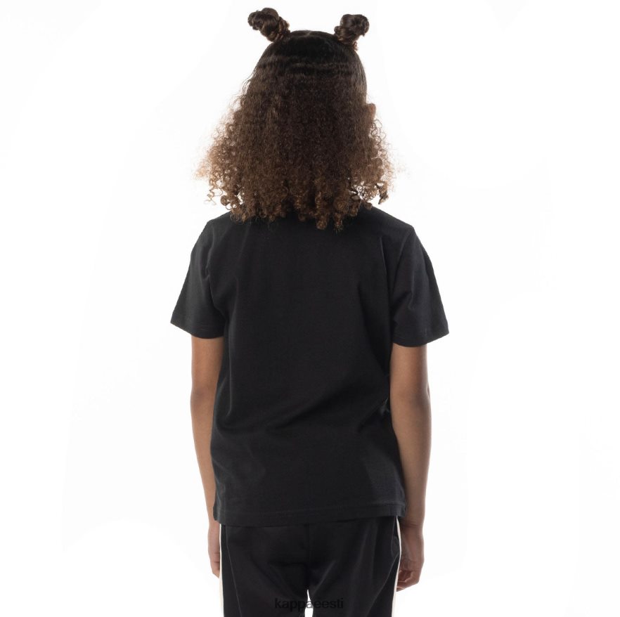 Kappa lapsed laste autentne Esstesi t-särk must suitsuliiv J0HRBX694