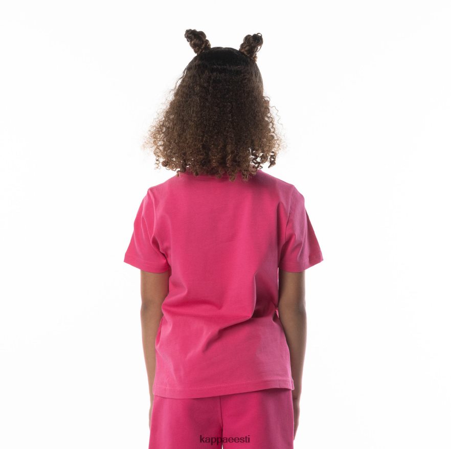 Kappa lapsed laste autentne Esstesi t-särk roosa liiv J0HRBX693