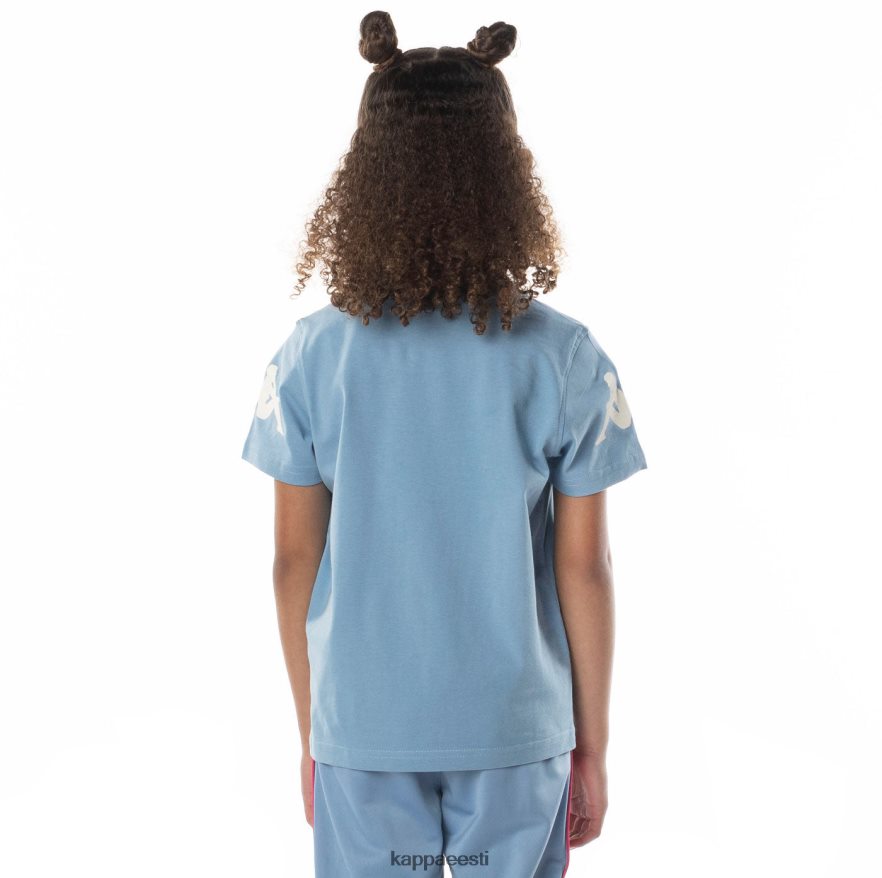 Kappa lapsed laste autentne paroo t-särk helesinine roosa J0HRBX688