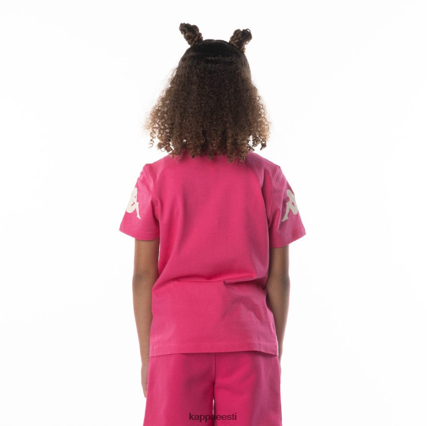 Kappa lapsed laste autentne paroo t-särk roosa must J0HRBX689
