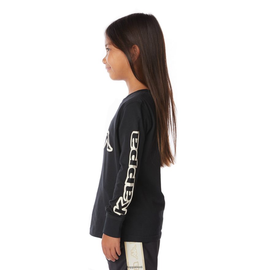 Kappa lapsed laste logo aby t-särk must suits J0HRBX656