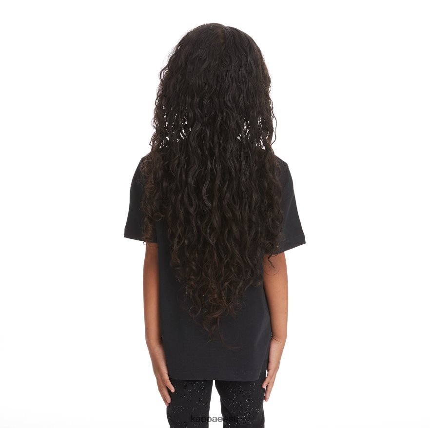 Kappa lapsed laste logoga bant t-särk must suits J0HRBX737