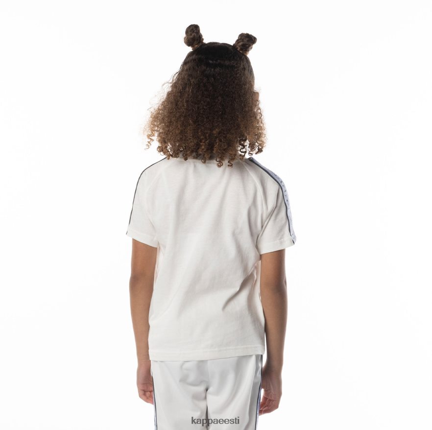 Kappa lapsed laste logoteip avirec 2 t-särk valge sinine J0HRBX683