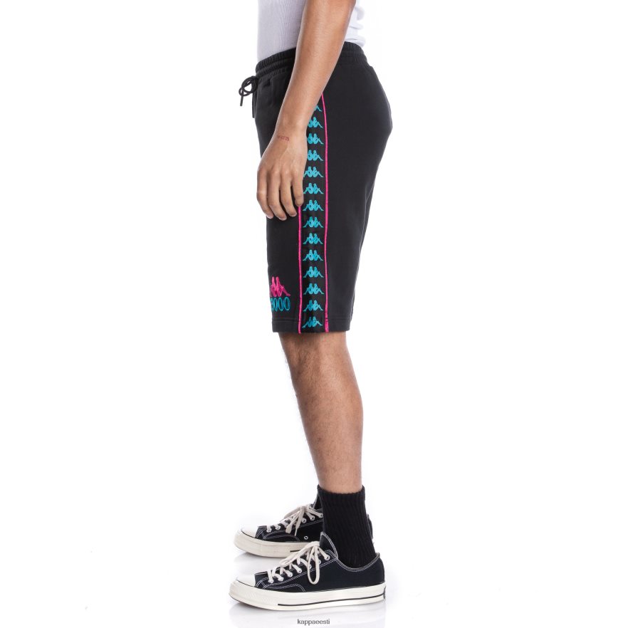 Kappa mehed 222 banda gumball grifo lühikesed püksid must J0HRBX259