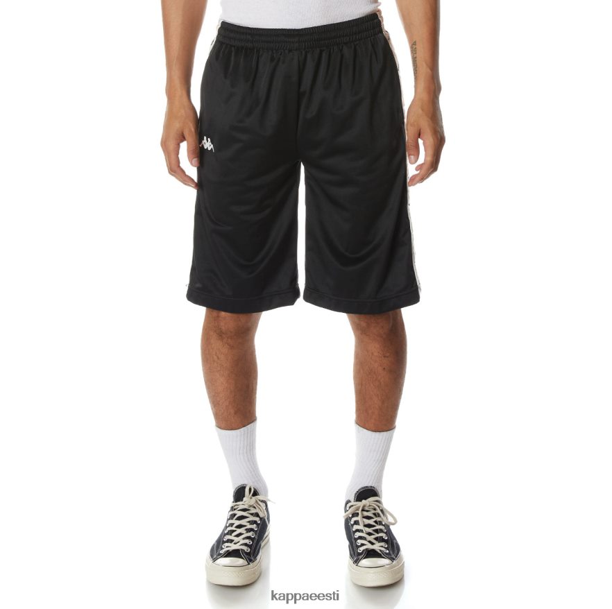 Kappa mehed 222 banda treadwellzin 2 lühikesed püksid must suits J0HRBX264