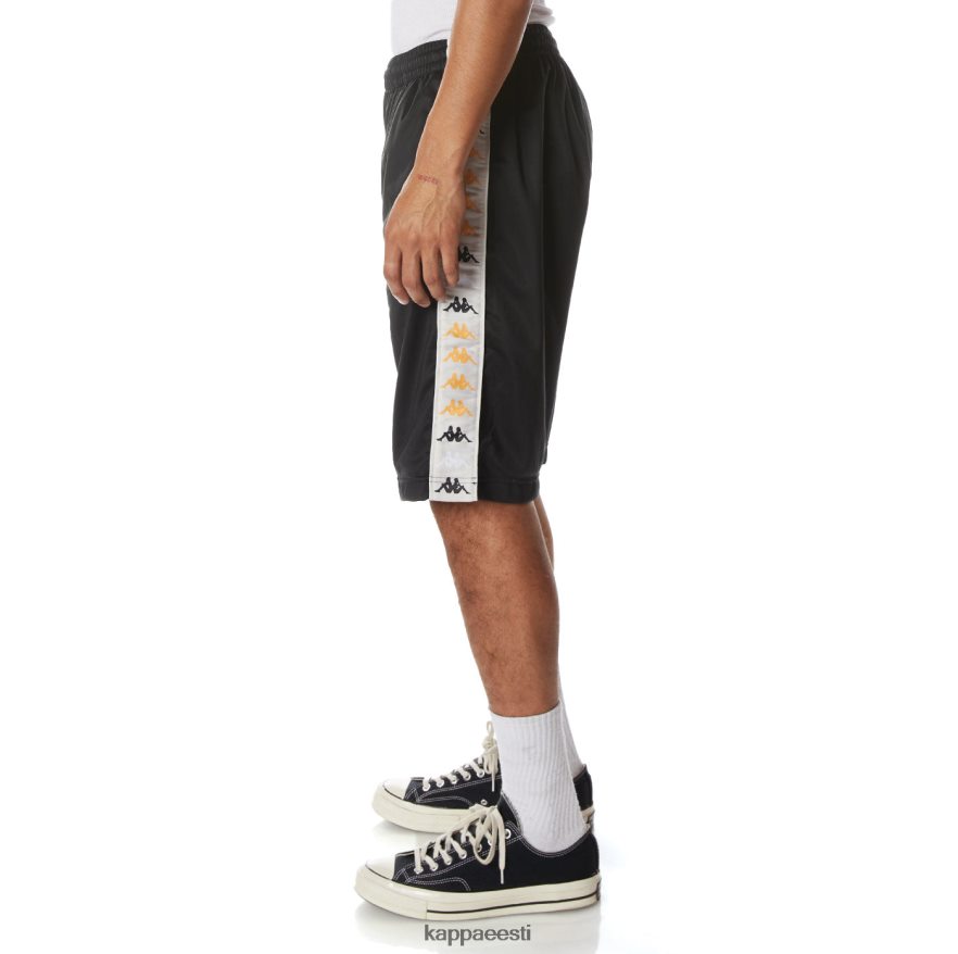 Kappa mehed 222 banda treadwellzin 2 lühikesed püksid must suits J0HRBX264