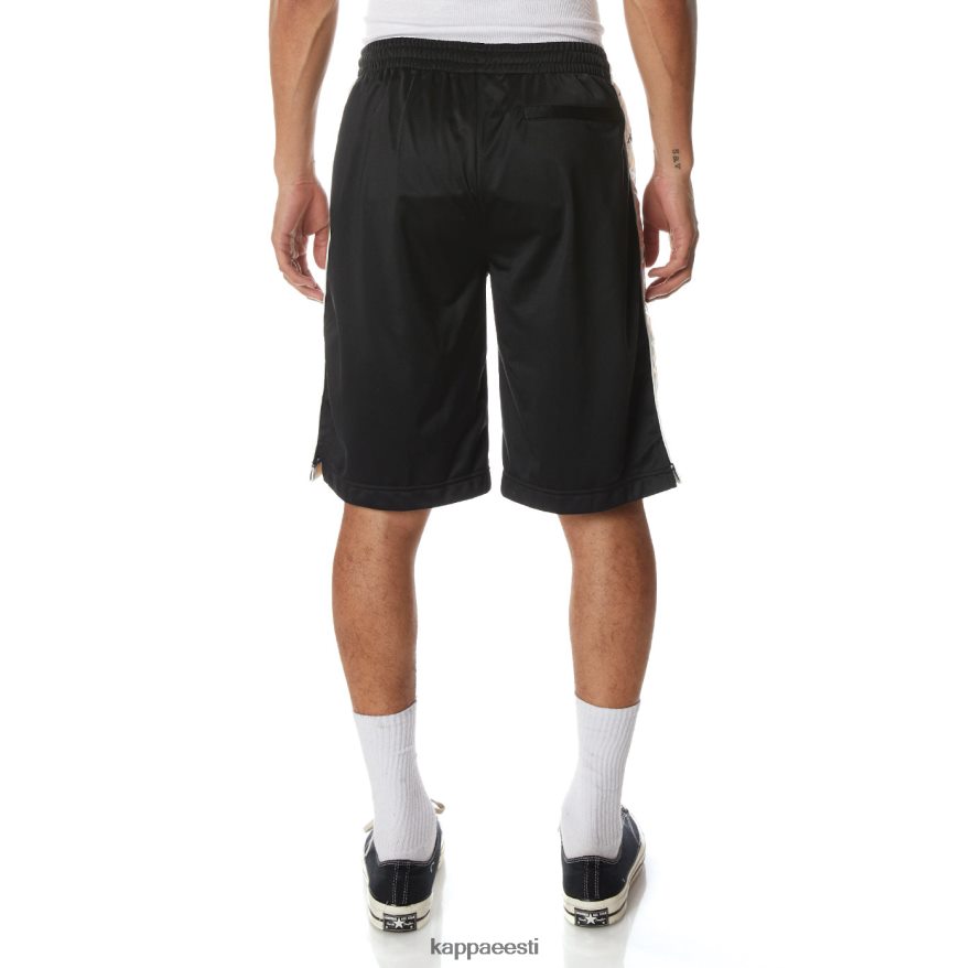 Kappa mehed 222 banda treadwellzin 2 lühikesed püksid must suits J0HRBX264