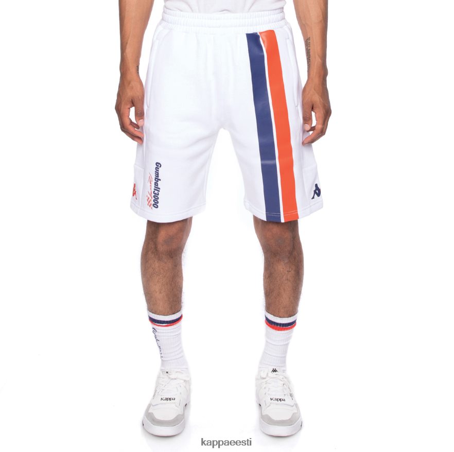 Kappa mehed autentsed credy gumball 3000 lühikesed püksid valge J0HRBX278