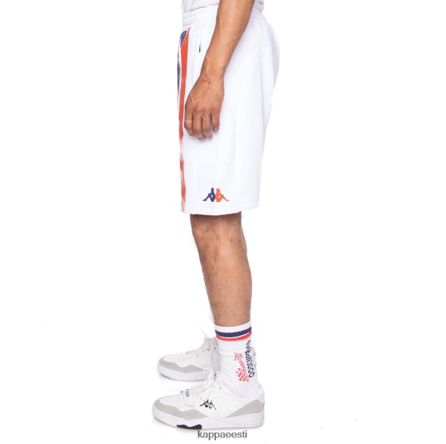 Kappa mehed autentsed credy gumball 3000 lühikesed püksid valge J0HRBX278