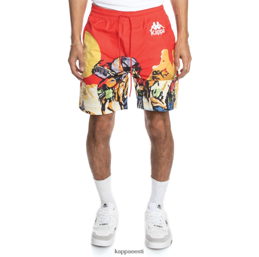 Kappa mehed autentsed oaasi lühikesed püksid punane J0HRBX246