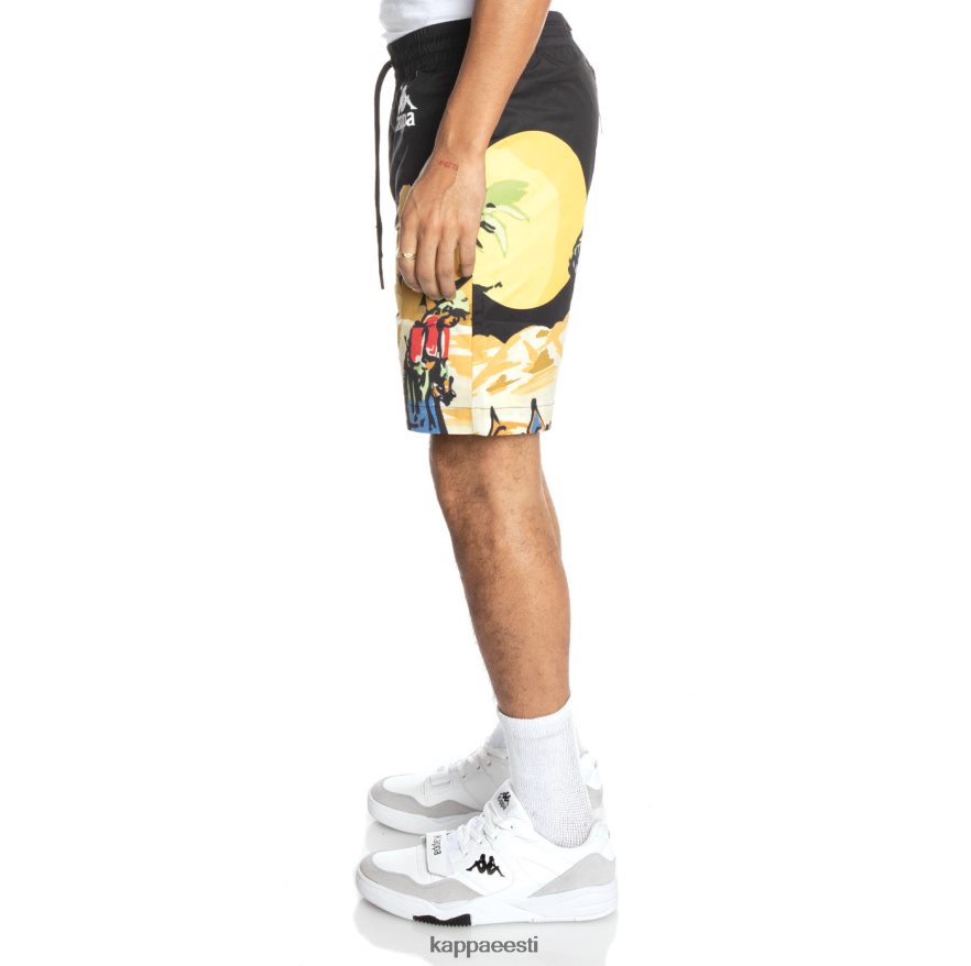 Kappa mehed autentsed oaasi lühikesed püksid süsimust J0HRBX256