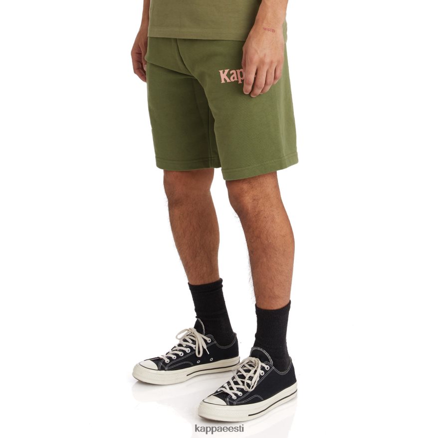 Kappa mehed autentsed sangone lühikesed püksid roheline oliiv J0HRBX265