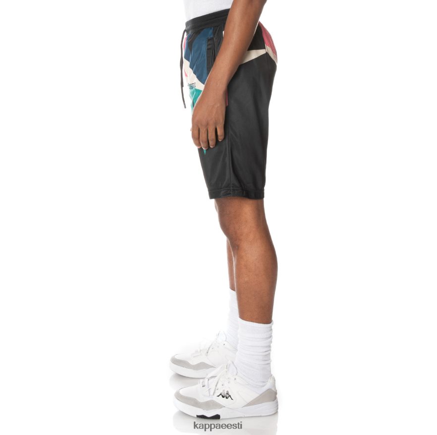 Kappa mehed logoga võtmega lühikesed püksid süsimust J0HRBX255