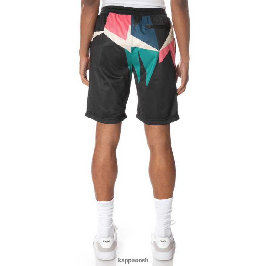 Kappa mehed logoga võtmega lühikesed püksid süsimust J0HRBX255