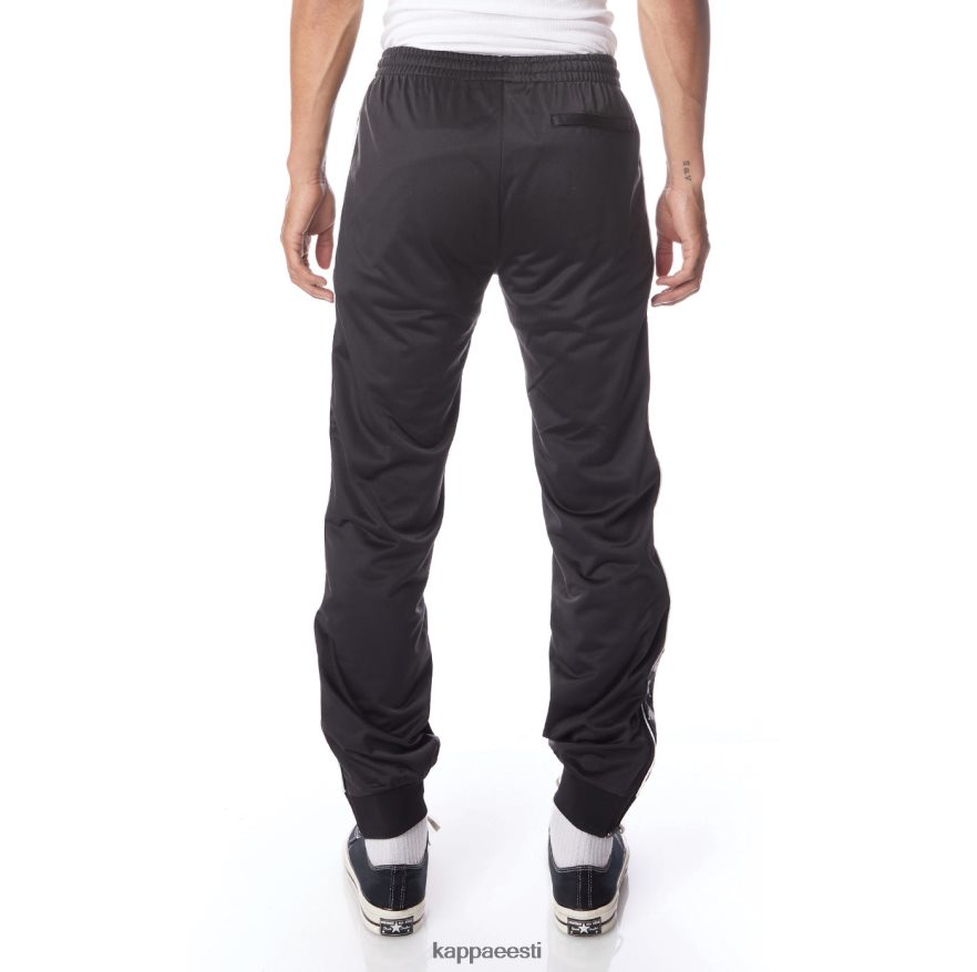 Kappa mehed 222 banda rastoriazz spordipüksid must suits valge J0HRBX23