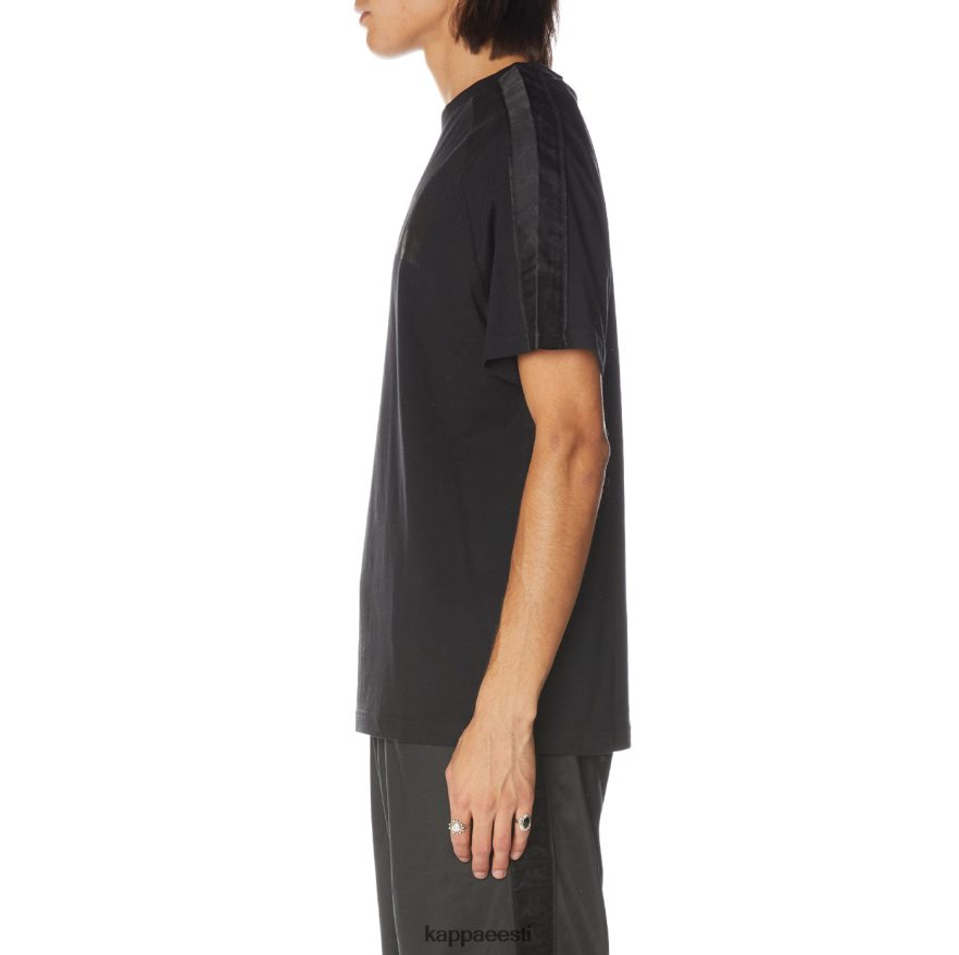 Kappa mehed 222 banda balima t-särk must joa J0HRBX184