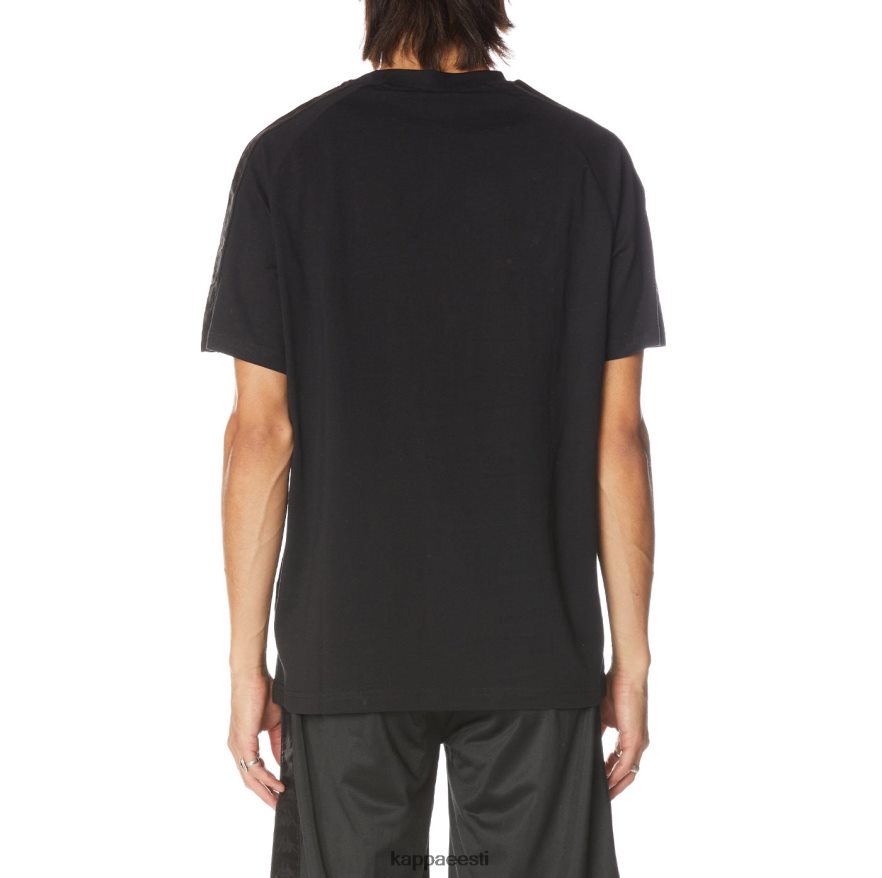 Kappa mehed 222 banda balima t-särk must joa J0HRBX184