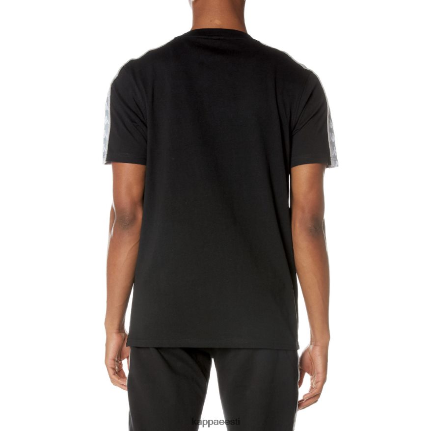 Kappa mehed 222 banda dabst t-särk süsimust J0HRBX158