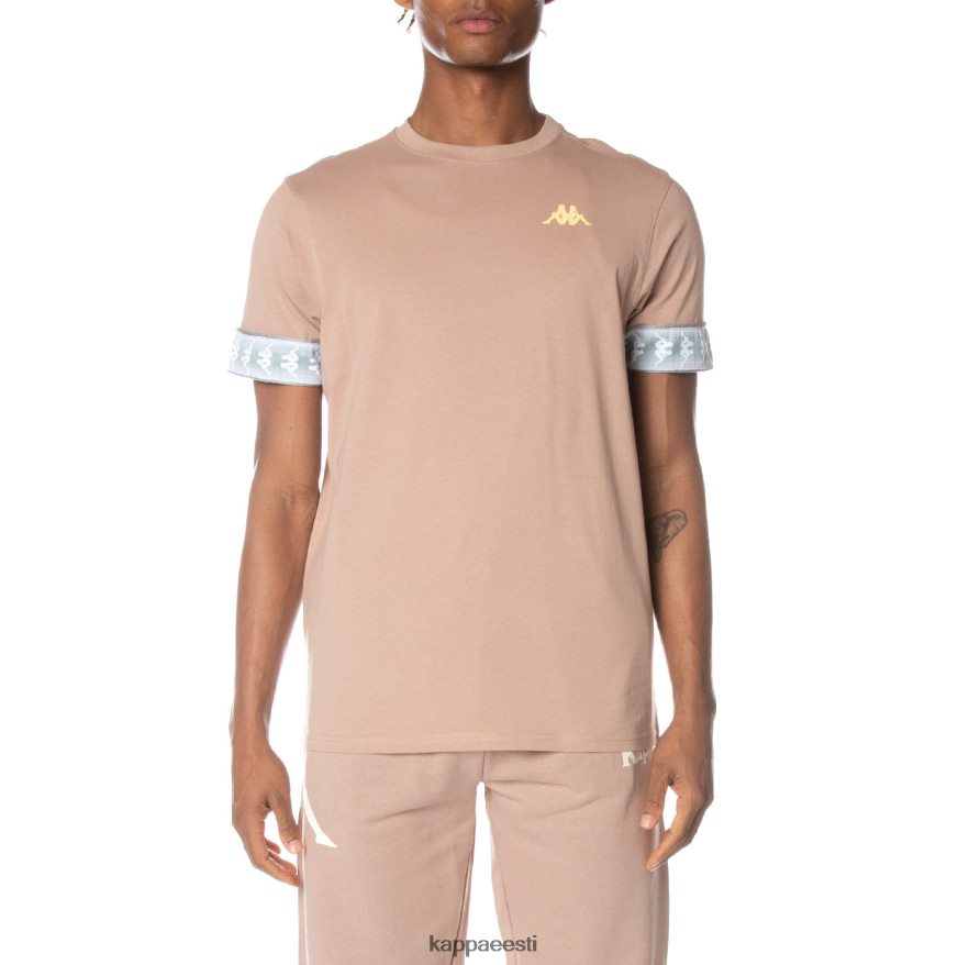 Kappa mehed 222 banda torby t-särk beež J0HRBX154