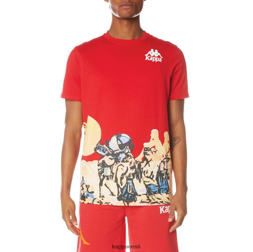 Kappa mehed autentne rantšo t-särk punane J0HRBX143