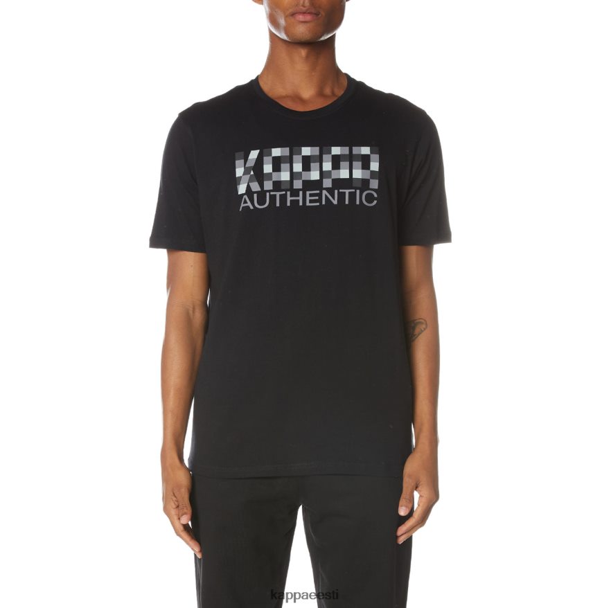 Kappa mehed ehtne jõe t-särk must joa J0HRBX133