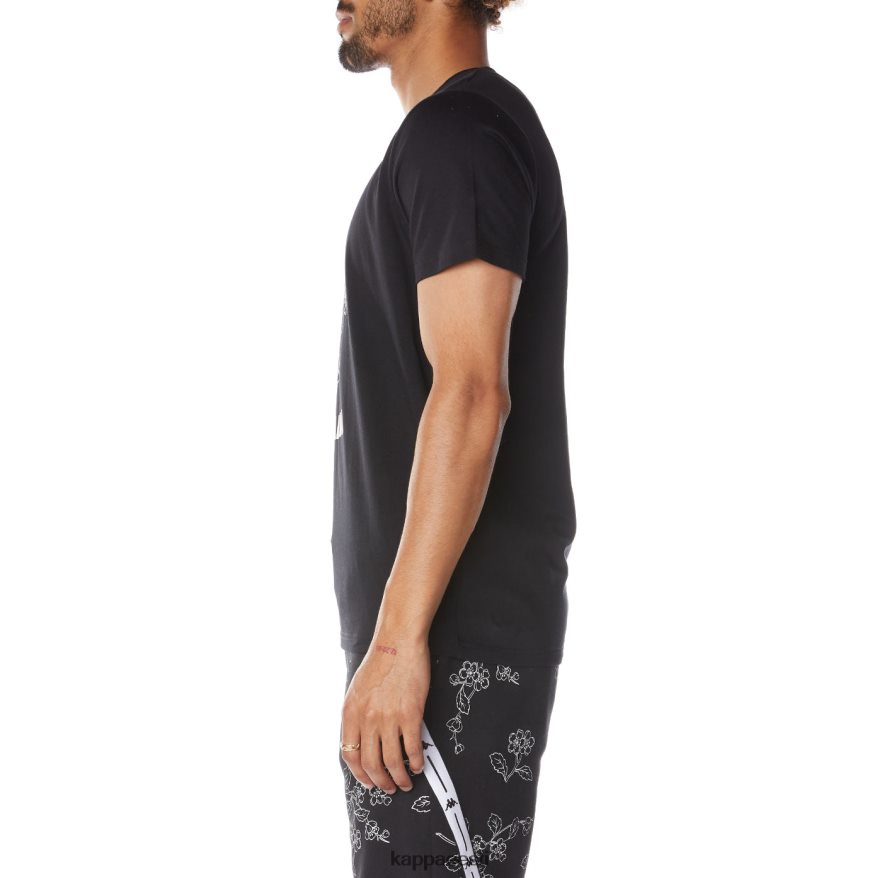 Kappa mehed ehtne jpn vitriol T-särk must suits J0HRBX172